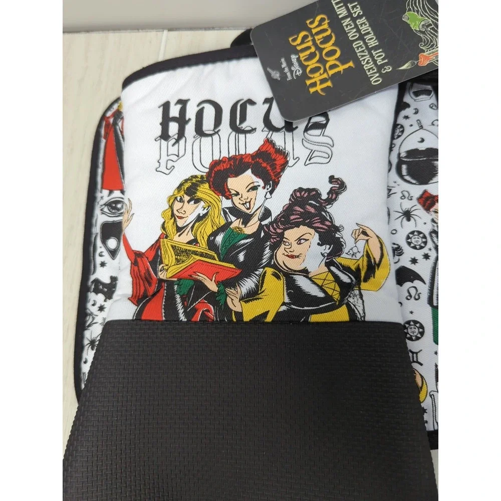 Hocus Pocus Kitchen pot holder hot pad oven mitt 2pc set NEW